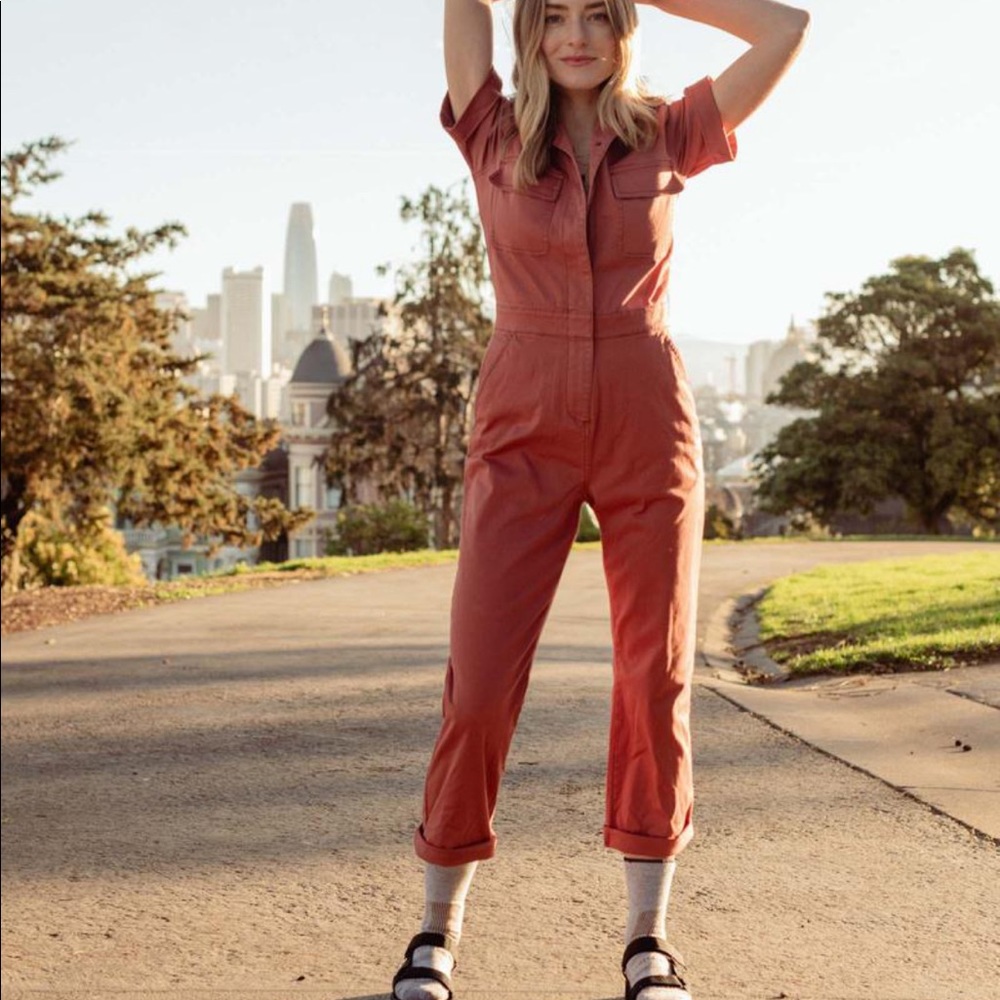 United By Blue Rust Jumpsuit - Picture 11 of 11